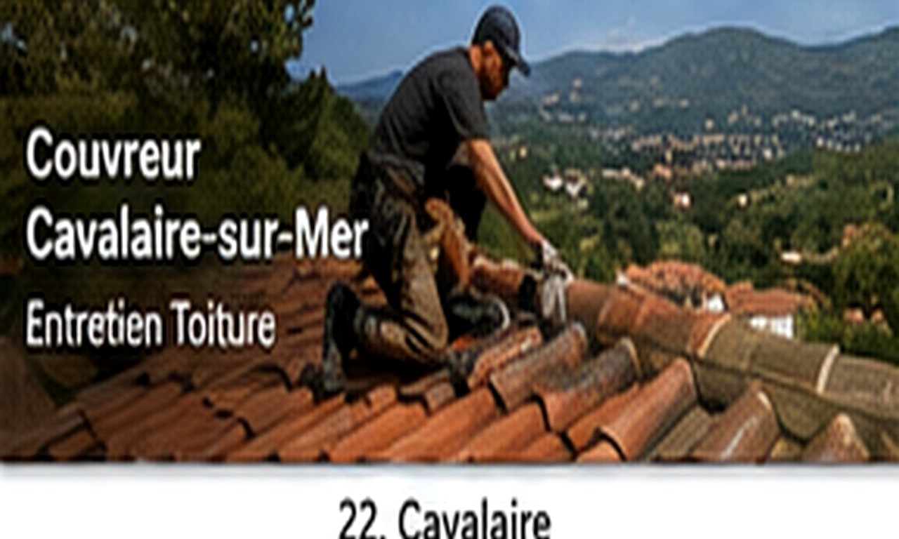 Chantier de couverture à Cavalaire-sur-Mer
